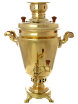 Самовар на дровах 5 л желтый конус + труба фото 1 — Samovars.ru