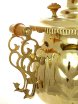 Комбинированный самовар 4,5 л латунный шар завод Штамп фото 4 — Samovars.ru