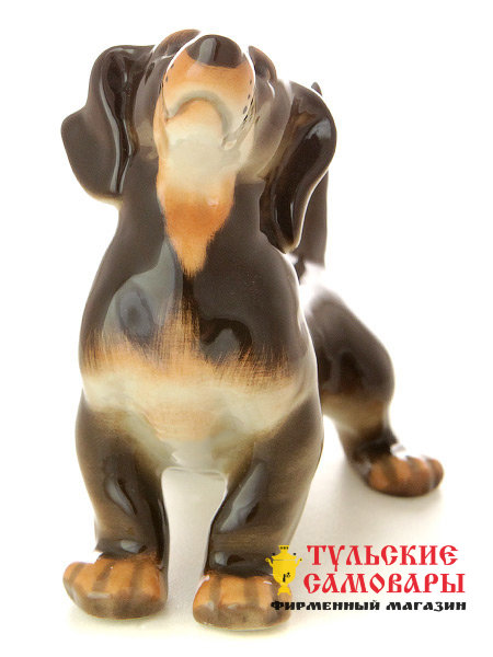 Скульптура Такса б.р. Императорский фарфоровый завод фото 1 — Samovars.ru