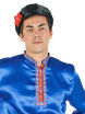 Мужская косоворотка атласная синяя XS-XXL фото 3 — Samovars.ru
